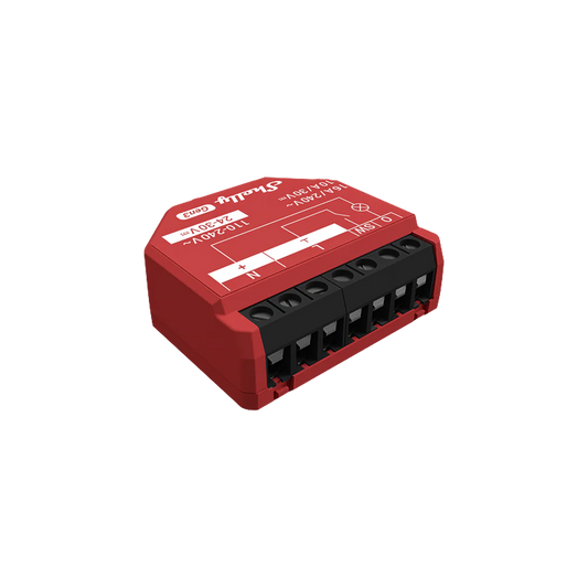 Shelly 1PM Gen3 Wi-Fi-operated smart switch with power metering, 1 channel 16A